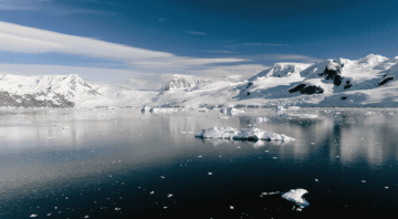 Landschaft in der Antarktis