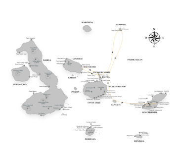 Galapagos Seaman Journey Route A