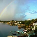 Mietwagen-Rundreise Yucatan - Regenbogen über Fischerdorf