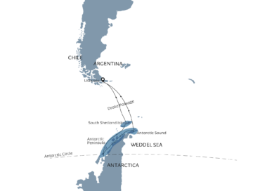 Karte Ultimative Antarktis