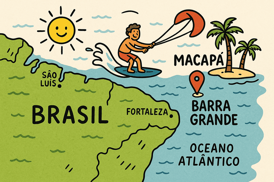Kitesurfen im Nordosten Brasiliens