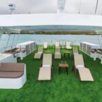 Galaxy Diver III Lounge auf dem Oberdeck