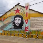 Che-Guevara-Wandbild an der Ruta del Che